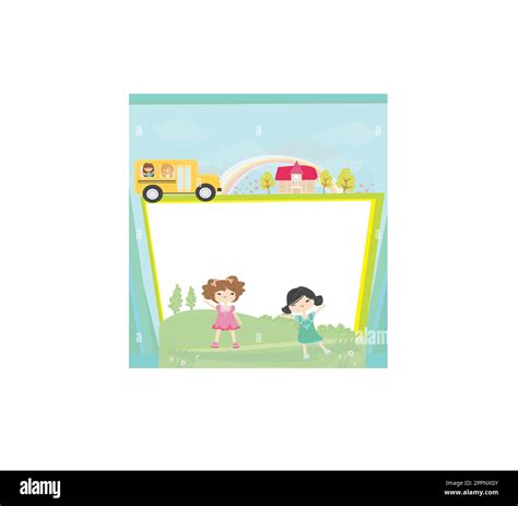 Vector Cute Back To School Illustration Stock Vector Image And Art Alamy