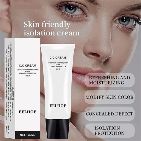 Ojj Skin Tone Adjusting Cc Cream Spf 43 Colour Correcting For Mature Skin 2pcs