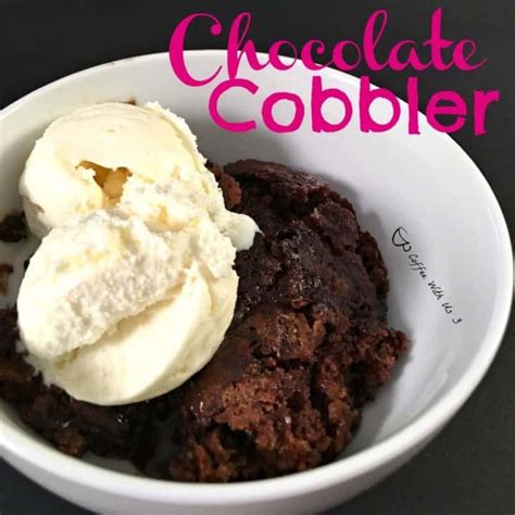 Chocolate Cobbler | Coffee With Us 3