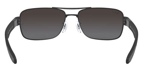 Ray-Ban™ RB3522 006/82 64 Matte Black Sunglasses