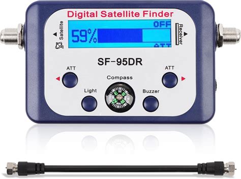 SF 95DR Digital Satellite Finder Misuratore Di Potenza Del Segnale