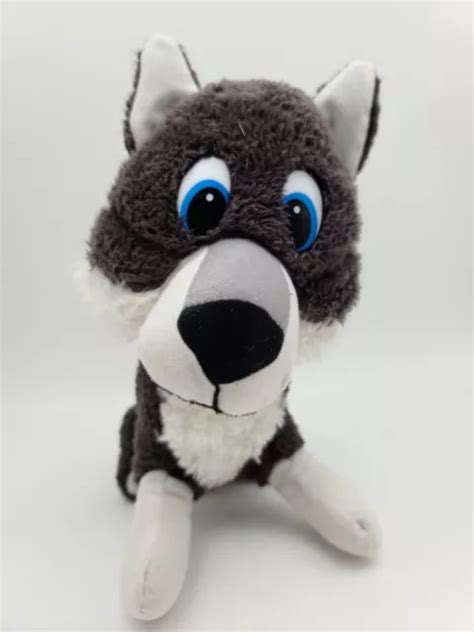 Classic Toy Company Gray Wolf Husky Dog 10 Plush Stuffed Animal Toy £8