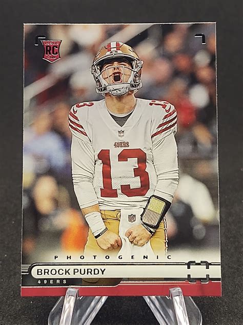 2022 Panini Chronicles Photogenic PH 36 Brock Purdy RC Read Tiny