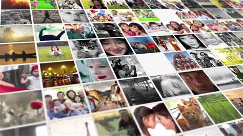 Mosaic Photo Reveal After Effects Template Project Files