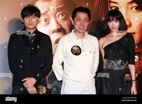 From Left Taiwanese Singer And Actor Jay Chou Taiwanese Director