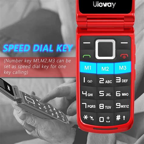 Firesale Uleway Big Button Mobile Phone For Elderly Sim Free Unlocked