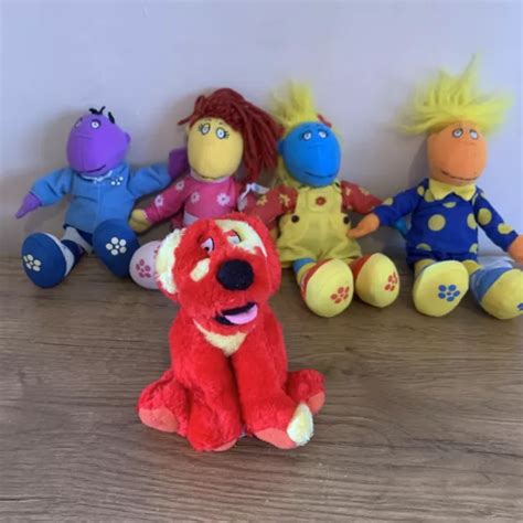 Hasbro 2001 Tweenies Plush Milo Fizz Jake And Bella Doodles Full Set £19 99 Picclick Uk