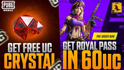 Get Free Mythic Forge Crystal And Material Get A6 RP In 60 UC Pubg