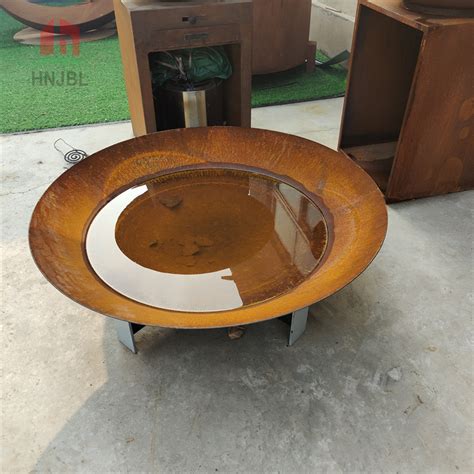 Corten Steel BBQ Corten Steel BBQ Fire Pit Outdoor China Metal Table