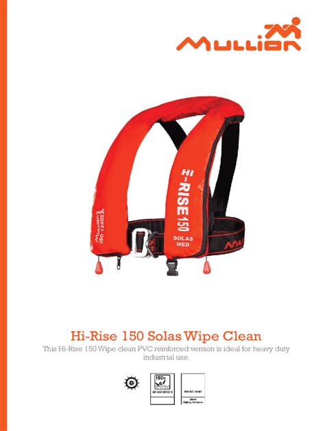 Fillable Online Mullion Hi Rise N Solas Life Jackets Fax