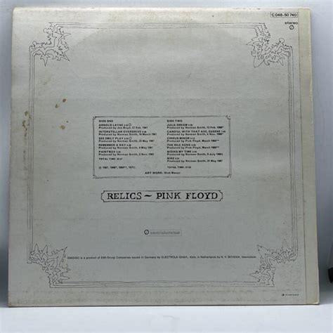 Pink Floyd Relics C 048 50 740 Vinyl Lp