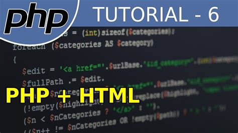 Php And Html Together 6 Php Tutorial For Beginners With Examples Youtube