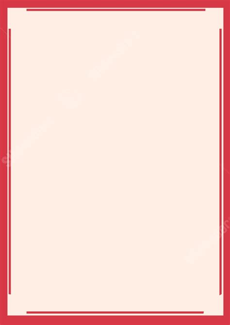 Innovative Vintage Red Border Design Page Border Background Word