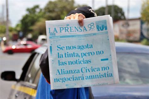 El Principal Diario De Nicaragua La Prensa Deja De Publicarse Por