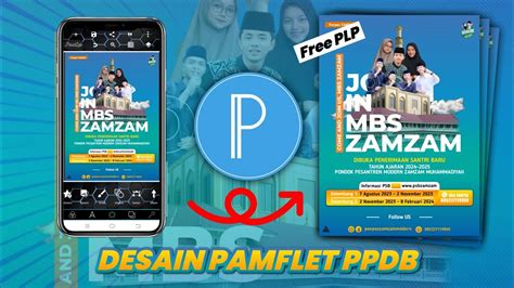 Tutorial Desain Pamflet Ppdb Di Hp Android Menggunakan Aplikasi