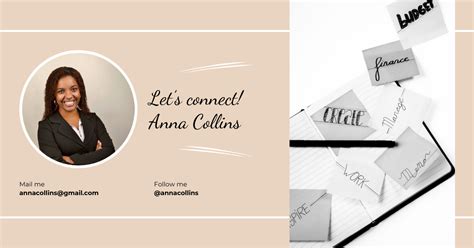 Bannière LinkedIn professionnelle beige - Venngage