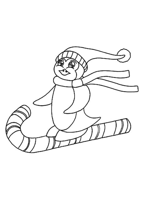 Candy Cane coloring page - Free printable