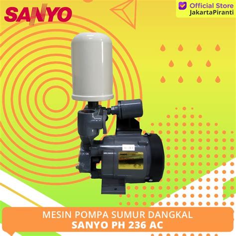 Jual Mesin Pompa Air Sumur Dangkal Watt Sanyo Ph Ac Di Lapak