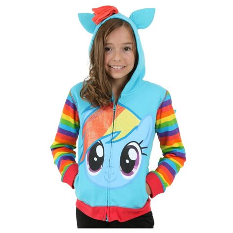 Freeze Cmi Girls Rainbow Dash Hoodie