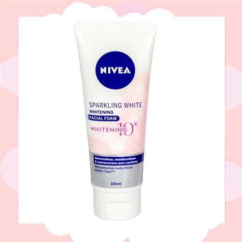 Jual Nivea Sparkling Bright Whitening Facial Foam 100 Ml Shopee Indonesia