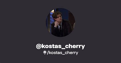 Kostas Cherry Instagram TikTok Linktree