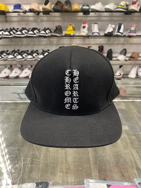 Chrome Hearts Chrome Hearts Vertical Logo Hat Grailed