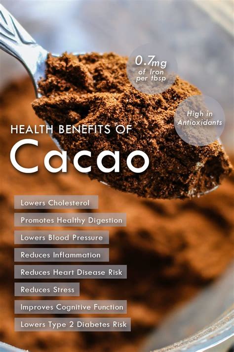 Health Benefits Of Cacao Powder In 2024 Cacao Health Benefits Foods For Brain Health Cacao