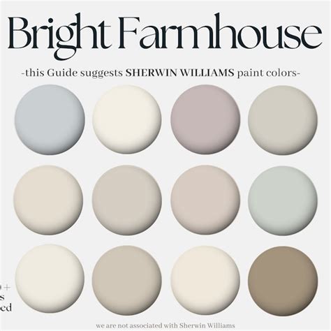 Sherwin Williams Farmhouse Paint Colors Etsy