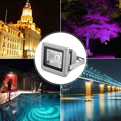 Led Flood Light Outdoor Rgb Spotlight Floodlight W Wall Washer Lamp