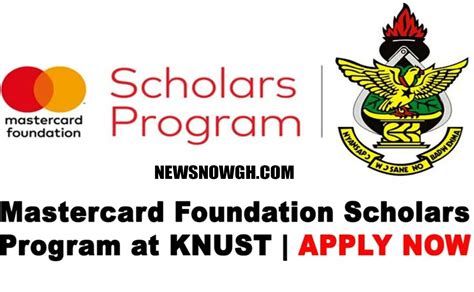 2023 2024 Knust Mastercard Foundation Scholars Program