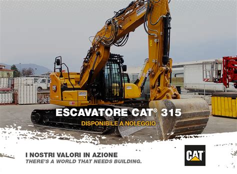 Escavatore Cat Da Oggi Disponibile A Noleggio