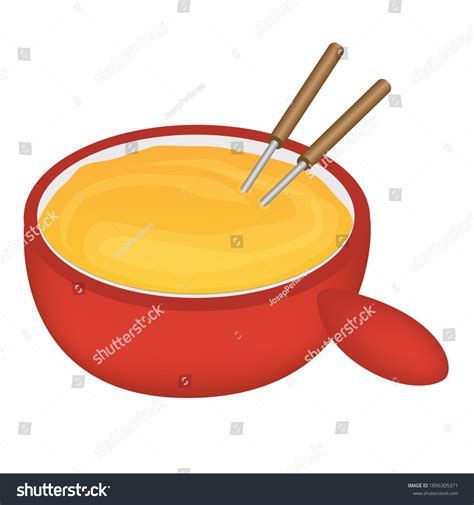 Fondue Emoji Vector Design Swiss Cheese Stock Vector Royalty Free