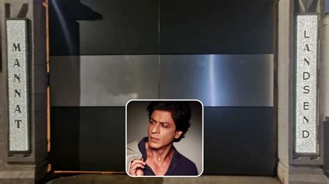 Agency News Shah Rukh Khan S Mannat Gets A Diamond Studded Nameplate