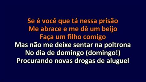 O Rappa Minha Alma Som Original Karaoke Instrumental Letra YouTube