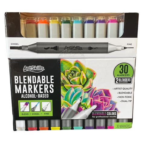 Artskills Dual Tip Blendable Alcohol Marker Set Count Walmart