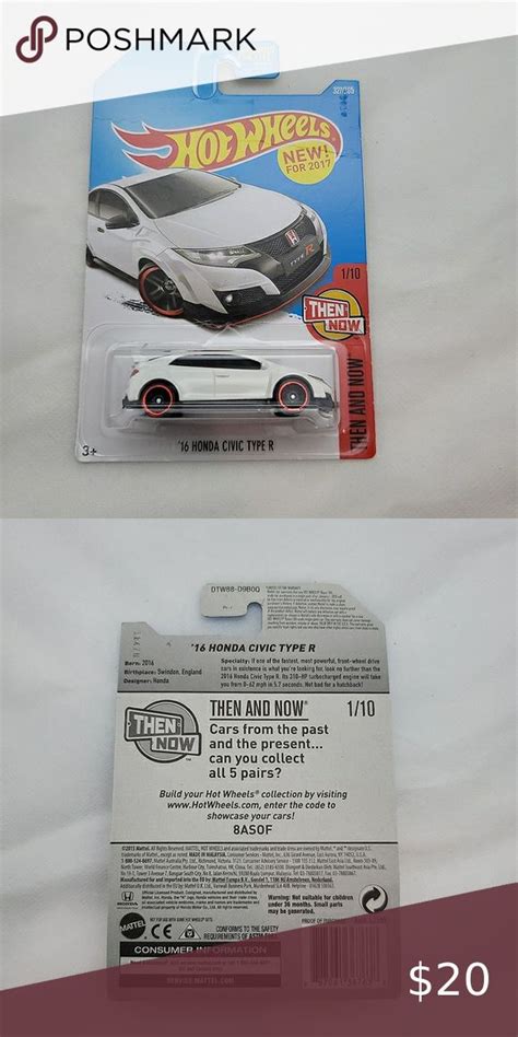Hot Wheels Honda Civic Type R THEN AND NOW Honda Civic Type R Honda Civic Civic