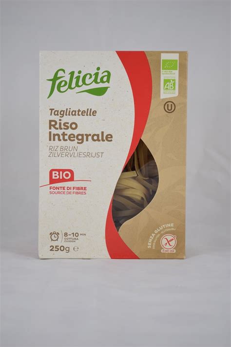 TAGLIATELLE RISO INTEGRALE BIO GR 250 FELICIA La Favola Senza Glutine