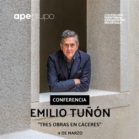 El Premio Nacional De Arquitectura Emilio Tu N Imparte Una