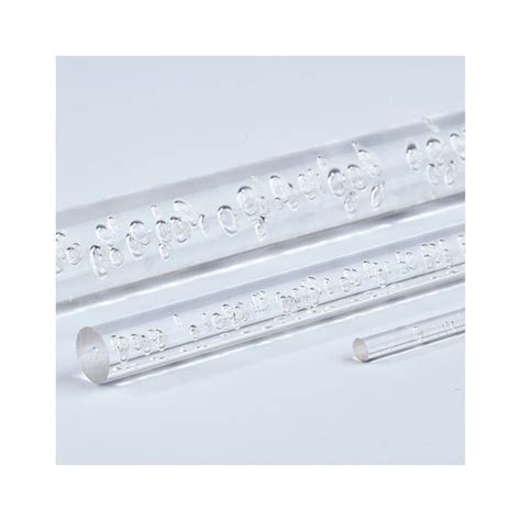 Clear Extruded Bubble Acrylic Rods Dryad Education