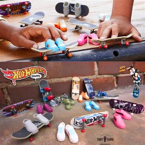 Hot Wheels Veículo Brinquedo Skateboard Skate Dedo Tênis Aqui Tem Pechincha