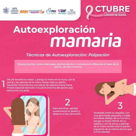 Invitan a realizar la autoexploración de mamas en casa La Opción de