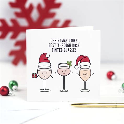 Funny Wine Christmas Card By Of Life And Lemons Funny Christmas Cards