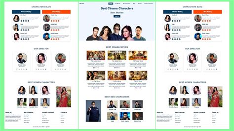 How To Make Responsive Movie Website Using HTML CSS
