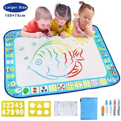 Tapis Dessin Aquadoodle 100 75cm Enfant Doodle Tapis De Dessins 4