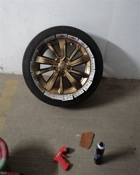 Painting My Alloy Wheels Black Page Team Bhp