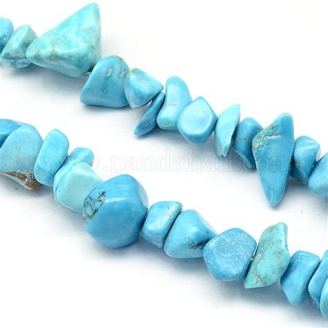 Wholesale Dyed Synthetic Turquoise Stone Bead Strands Pandahall