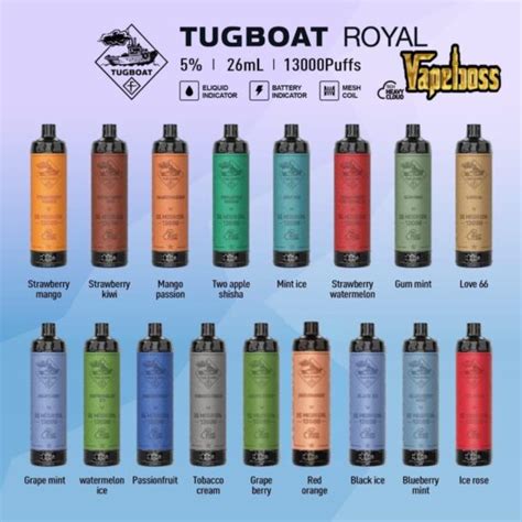 Tugboat Royal 13000 Puffs Disposable Vape In Dubai Uae