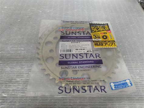 値下げしましたsunstar リアスプロケット バイク用品 駆動系 チェーンスプロケ二輪を通販で購入する 中古カー＆バイク用品の販売ならアップガレージ