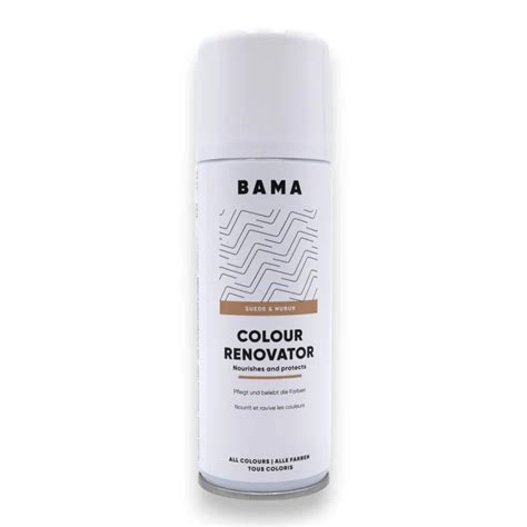 Farbpflege Spray für Rauleder Wildleder BAMA COLOUR RENOVATOR