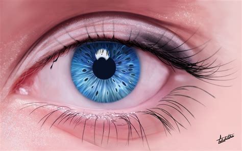 Artstation Human Eye Digital Painting